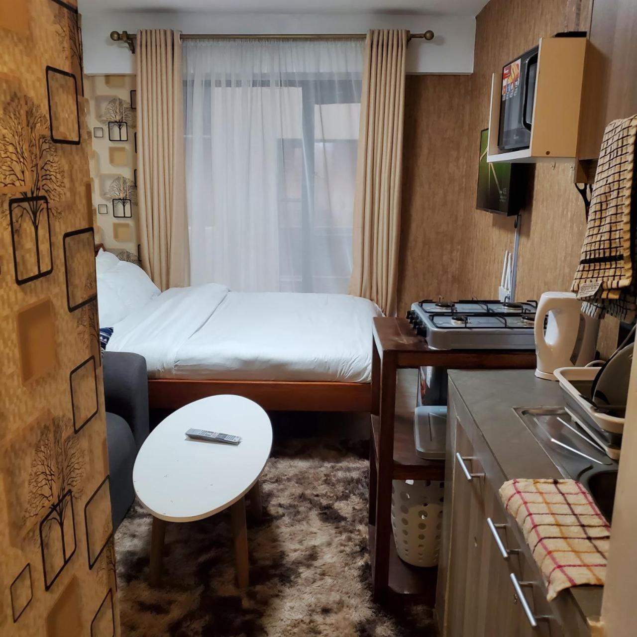 Lovely & Cozy Compact Studio Near Airport With Rooftop View Nairobi Exterior foto